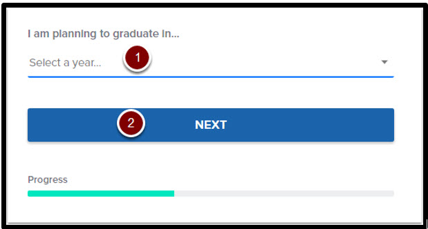 Choose your graduation year