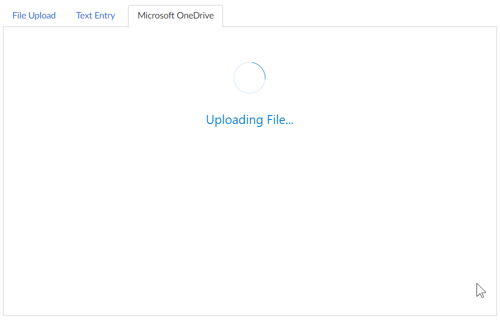 OneDrive Submission Uploading