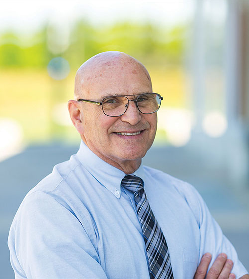 WilmU faculty member teaching.