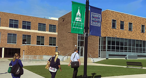 View of the Camden campus