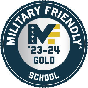 Military Friendly gold school logo
